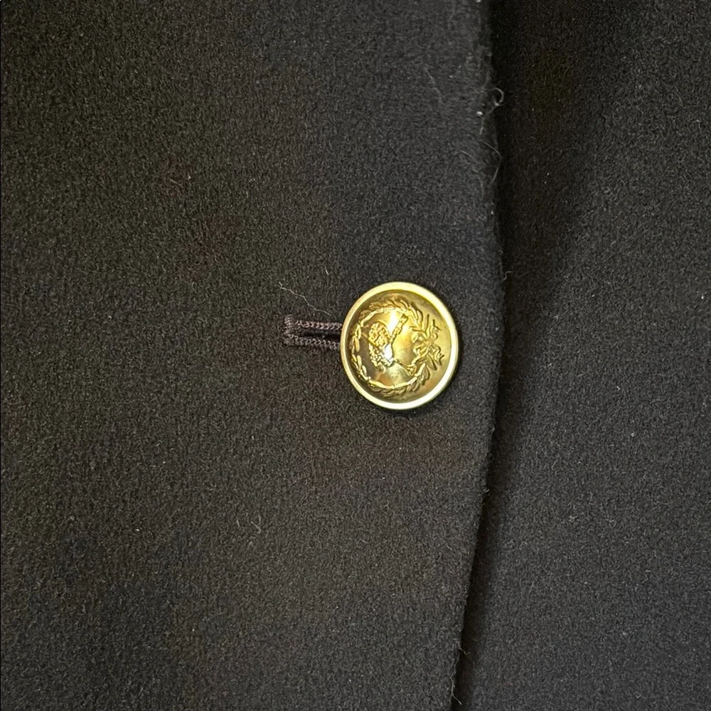 J Crew Collection Women's Navy Single-Button Cashmere Blazer - Picture 3 of 6